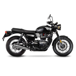 Terminali Leovince Classic Racer per Triumph Bonneville T100 16-17 Terminali Leovince Classic Racer per Triumph Bonneville T100 16-17