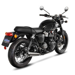 Terminali Leovince Classic Racer per Triumph Bonneville T100 16-17 Terminali Leovince Classic Racer per Triumph Bonneville T100 16-17