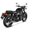 Terminali Leovince Classic Racer per Triumph Bonneville T100 16-17 Terminali Leovince Classic Racer per Triumph Bonneville T100 16-17