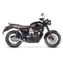 Terminali Leovince Classic Racer per Triumph Bonneville T120 16-17 Terminali Leovince Classic Racer per Triumph Bonneville T120 16-17