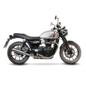 Terminali Leovince Classic Racer per Triumph Street Twin 16-17 Terminali Leovince Classic Racer per Triumph Street Twin 16-17