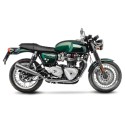 Terminali Leovince Classic Racer per Triumph Thruxton Water Cooled 16-17 Terminali Leovince Classic Racer per Triumph Thruxton Water Cooled 16-17