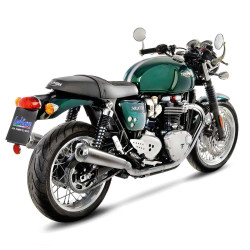 Terminali Leovince Classic Racer per Triumph Thruxton Water Cooled 16-17 Terminali Leovince Classic Racer per Triumph Thruxton Water Cooled 16-17
