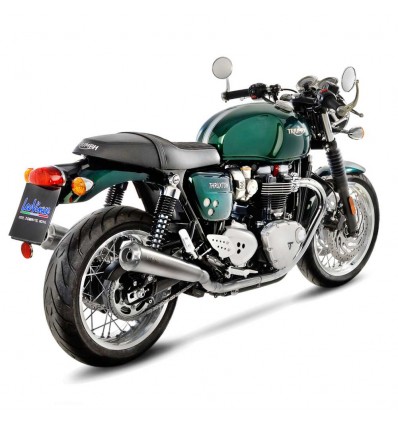 Terminali Leovince Classic Racer per Triumph Thruxton Water Cooled 16-17 Terminali Leovince Classic Racer per Triumph Thruxton Water Cooled 16-17