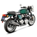 Terminali Leovince Classic Racer per Triumph Thruxton Water Cooled 16-17 Terminali Leovince Classic Racer per Triumph Thruxton Water Cooled 16-17