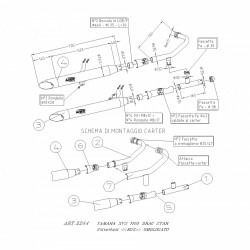 Scarico Leovince Silvertail K02 per Yamaha XVS Drag Star 99-03 Scarico Leovince Silvertail K02 per Yamaha XVS Drag Star 99-03
