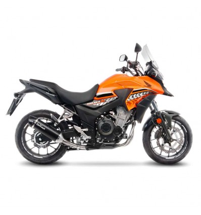 Scarico Leovince Nero inox per Honda CB 500 F/X e CBR 500 R 16-17 Scarico Leovince Nero inox per Honda CB 500 F/X e CBR 500 R 16-17