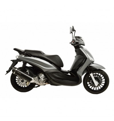 Scarico Leovince Nero inox per Piaggio Beverly 300 10-16 Scarico Leovince Nero inox per Piaggio Beverly 300 10-16