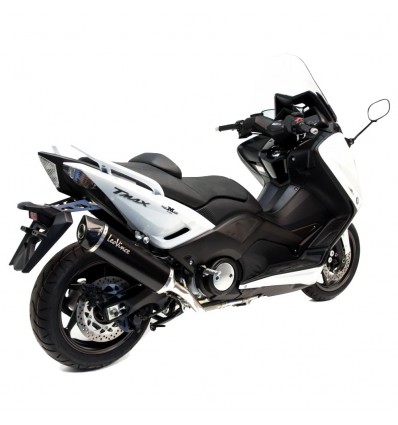 Scarico Leovince Nero inox per Yamaha T-Max 530 12-16