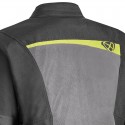 Giacca da moto Ixon Raptor nera, grigia e giallo fluo
