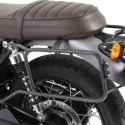 Telai laterali neri Hepco & Becker per Triumph Bonneville T100 e T100 Black dal 2017 Telai laterali neri Hepco & Becker per Triumph Bonneville T100 e T100 Black dal 2017