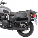 Telai laterali neri Hepco & Becker per Triumph Bonneville T100 e T100 Black dal 2017 Telai laterali neri Hepco & Becker per Triumph Bonneville T100 e T100 Black dal 2017