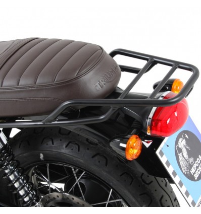 Portapacchi Hepco & Becker Rear Rack per Triumph Bonneville T100 e T100 Black dal 2017 Portapacchi Hepco & Becker Rear Rack per Triumph Bonneville T100 e T100 Black dal 2017