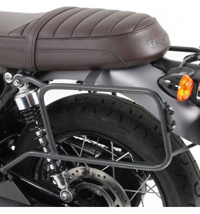 Telai laterali cromati Hepco & Becker per Triumph Bonneville T100 e T100 Black dal 2017 Telai laterali cromati Hepco & Becker per Triumph Bonneville T100 e T100 Black dal 2017