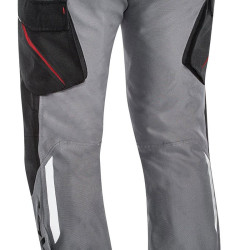 Pantaloni donna tecnici da moto Ixon modello Sicilia neri, grigi e rossi Pantaloni donna tecnici da moto Ixon modello Sicilia neri, grigi e rossi
