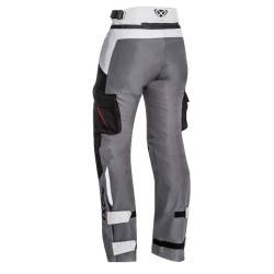 Pantaloni donna tecnici da moto Ixon modello Sicilia neri, grigi e rossi Pantaloni donna tecnici da moto Ixon modello Sicilia neri, grigi e rossi