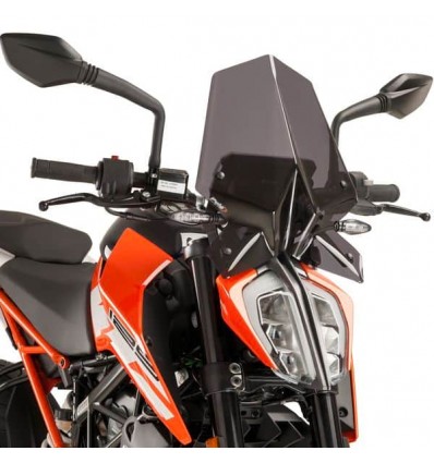 Cupolino Puig Naked fume scuro per KTM Duke 390 dal 2017 Cupolino Puig Naked fume scuro per KTM Duke 390 dal 2017