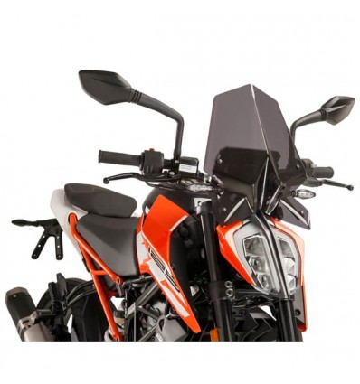 Cupolino Puig Naked fume scuro per KTM Duke 390 dal 2017 Cupolino Puig Naked fume scuro per KTM Duke 390 dal 2017