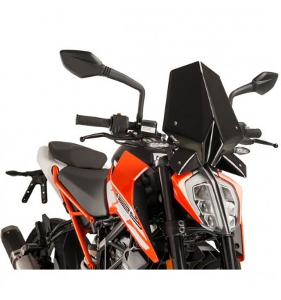 Cupolino Puig Naked nero per KTM Duke 390 dal 2017 Cupolino Puig Naked nero per KTM Duke 390 dal 2017