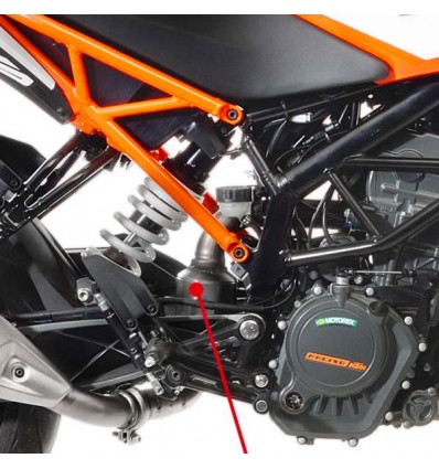 Raccordo elimina catalizzatore Leovince per KTM Duke 125 e 390 dal 2017 Raccordo elimina catalizzatore Leovince per KTM Duke 125 e 390 dal 2017