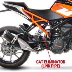 Raccordo elimina catalizzatore Leovince per KTM Duke 125 e 390 dal 2017 Raccordo elimina catalizzatore Leovince per KTM Duke 125 e 390 dal 2017