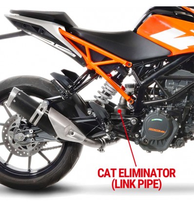 Raccordo elimina catalizzatore Leovince per KTM Duke 125 e 390 dal 2017 Raccordo elimina catalizzatore Leovince per KTM Duke 125 e 390 dal 2017