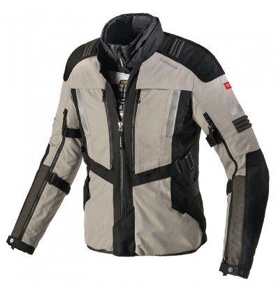 Giacca da moto Spidi Modular nera e sabbia