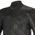 Giacca da moto in pelle Alpinestars Brera nera Giacca da moto in pelle Alpinestars Brera nera