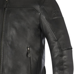 Giacca da moto in pelle Alpinestars Brera nera Giacca da moto in pelle Alpinestars Brera nera