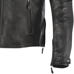 Giacca da moto in pelle Alpinestars Brera nera Giacca da moto in pelle Alpinestars Brera nera