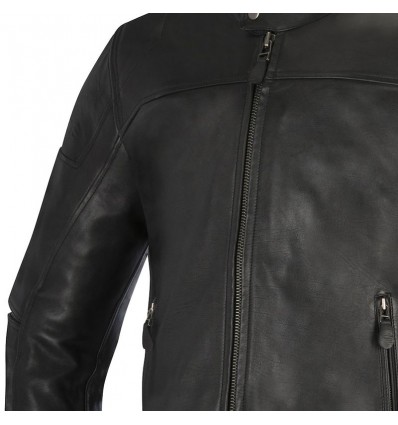 Giacca da moto in pelle Alpinestars Brera nera Giacca da moto in pelle Alpinestars Brera nera