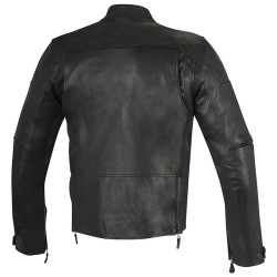 Giacca da moto in pelle Alpinestars Brera nera Giacca da moto in pelle Alpinestars Brera nera