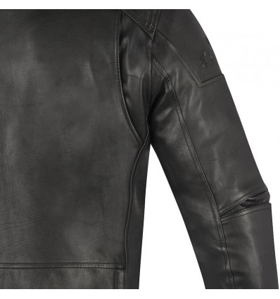 Giacca da moto in pelle Alpinestars Brera nera Giacca da moto in pelle Alpinestars Brera nera