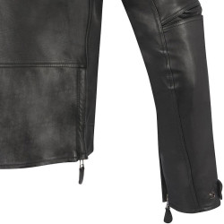 Giacca da moto in pelle Alpinestars Brera nera Giacca da moto in pelle Alpinestars Brera nera