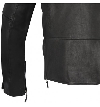 Giacca da moto in pelle Alpinestars Brera nera Giacca da moto in pelle Alpinestars Brera nera