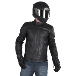 Giacca da moto in pelle Alpinestars Brera nera Giacca da moto in pelle Alpinestars Brera nera