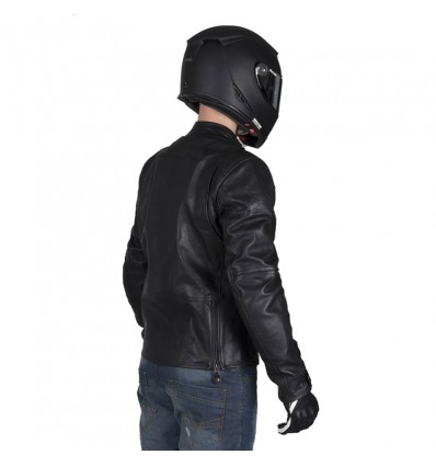 Giacca da moto in pelle Alpinestars Brera nera Giacca da moto in pelle Alpinestars Brera nera