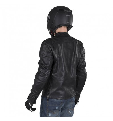 Giacca da moto in pelle Alpinestars Brera nera Giacca da moto in pelle Alpinestars Brera nera