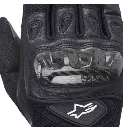 Guanti da moto Alpinestars SMX-2 Air Carbon neri Guanti da moto Alpinestars SMX-2 Air Carbon neri