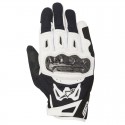 Guanti da moto Alpinestars SMX-2 Air Carbon bianchi e neri