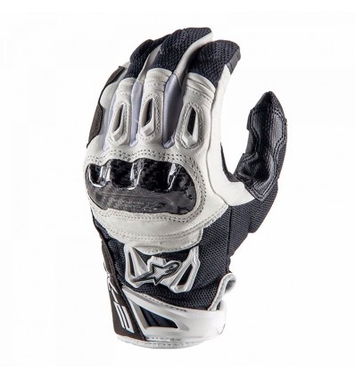 Guanti da moto Alpinestars SMX-2 Air Carbon bianchi e neri Guanti da moto Alpinestars SMX-2 Air Carbon bianchi e neri
