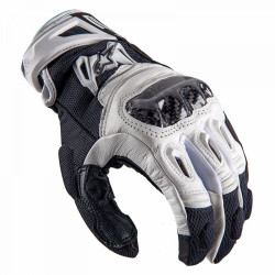 Guanti da moto Alpinestars SMX-2 Air Carbon bianchi e neri Guanti da moto Alpinestars SMX-2 Air Carbon bianchi e neri