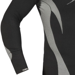 Maglia termica Rukka modello Max nera e argento Maglia termica Rukka modello Max nera e argento