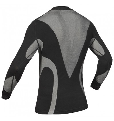 Maglia termica Rukka modello Max nera e argento Maglia termica Rukka modello Max nera e argento