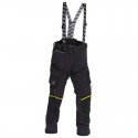 Pantalone da moto Rukka modello Energater nero e giallo fluo