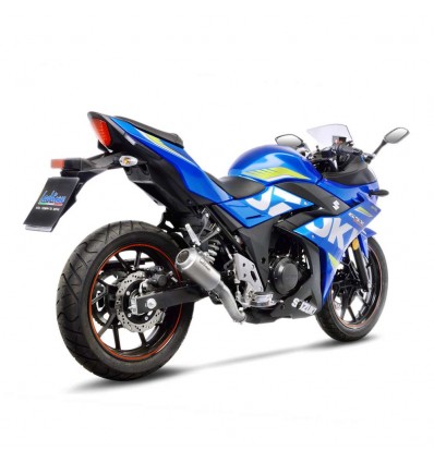 Terminale Leovince LV-10 in acciaio per Suzuki GSX 250 R/ABS 17-18 Terminale Leovince LV-10 in acciaio per Suzuki GSX 250 R/ABS 17-18