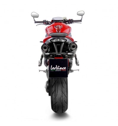 Terminale Leovince LV ONE Evo Carbonio per Triumph Speed Triple 1050 R/S 16-17 Terminale Leovince LV ONE Evo Carbonio per Triumph Speed Triple 1050 R/S 16-17
