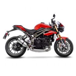 Terminale Leovince Factory S Steel per Triumph Speed Triple 1050 R/S 16-17 Terminale Leovince Factory S Steel per Triumph Speed Triple 1050 R/S 16-17