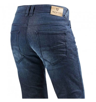 Pantalone jeans da moto Revit Vendome 2 blu scuro Pantalone jeans da moto Revit Vendome 2 blu scuro