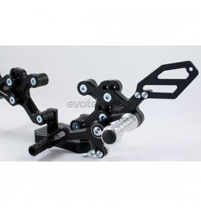 Pedane arretrate regolabili Evotech per Ducati 749 e 999